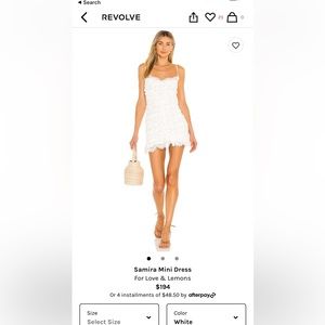 Samira Mini Dress For love and lemons